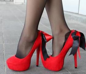 FREE SHIPPING beautiful ribbons bownot party shoes
