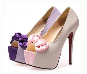 FREE SHIPPING waterproof nightclub high heel wedding shoes