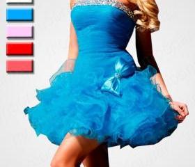 Lady wedding custom - made prom gown dress evening ball party.